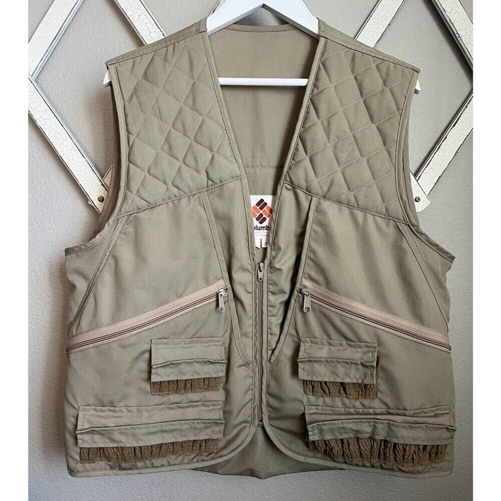 Vintage Columbia Sportswear Men's L Hunting Vest Made in USA